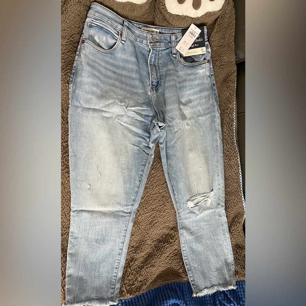 Abercrombie curved loved high rise super skinny jeans 👖